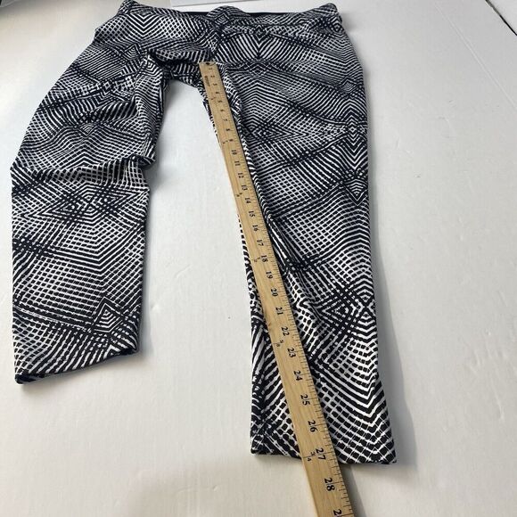 ADIDAS Women's Black/White Stripe Stretch Athletic Track Leggings Size XL Used - Picture 2 of 14